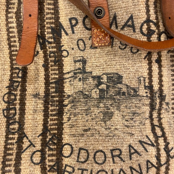Campomaggi tapestry bag tote! Large! Beautiful - Picture 5 of 16